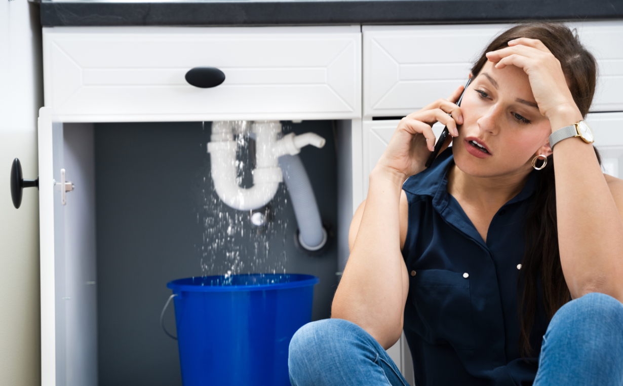 echnician using acoustic equipment for leak detection in Cape Town home